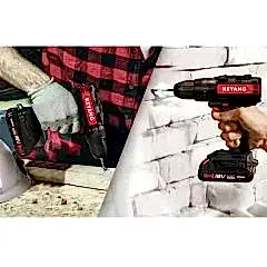 Keyang DD18BL-W 18V-2.0AH Akülü Darbeli Delme Vidalama Makinasi