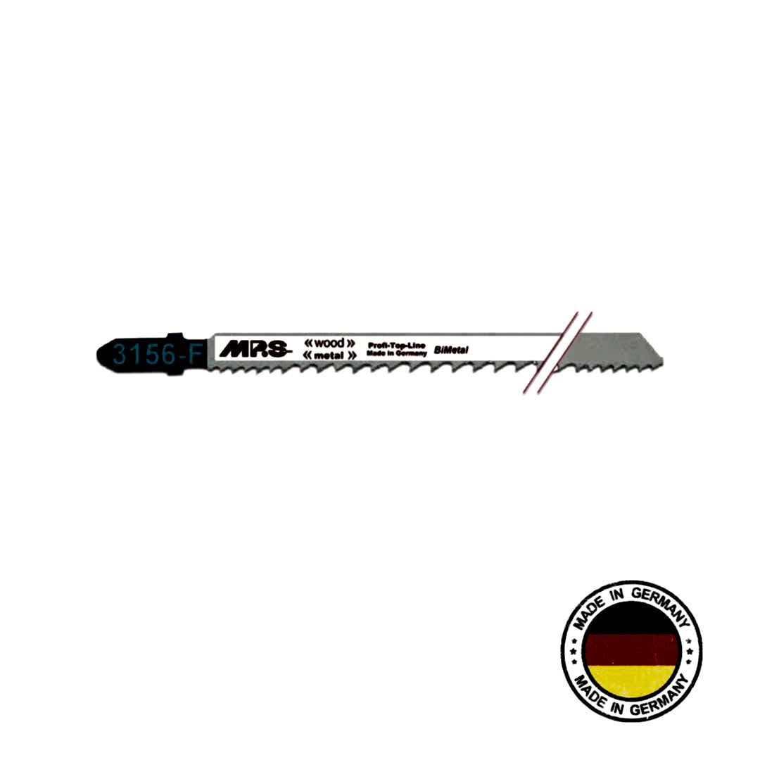MPS Dekupaj Testere Ucu (3156-F-5) Bi-Metal, T345XF, 6-10 tpi, 110 mm, 2.5 - 4.2 mm (5'li Paket)