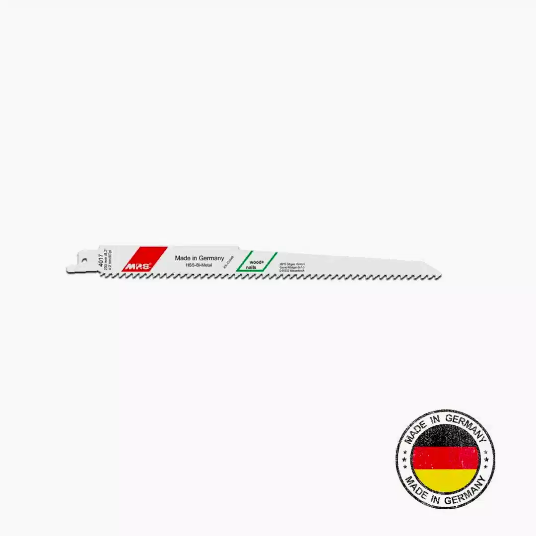 MPS Kılıç Testere Ucu (4017-5) Bi-Metal, S1111DF, 6 tpi, 230 mm, 4.2 mm (5'li Paket)