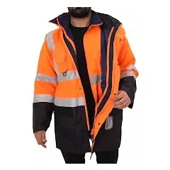 Bestguard Yüksek Görünümlü 5 + 1 Parka Turuncu