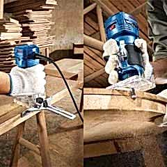 Bosch Profesyonel GKF 550 Dikey Freze Makinesi