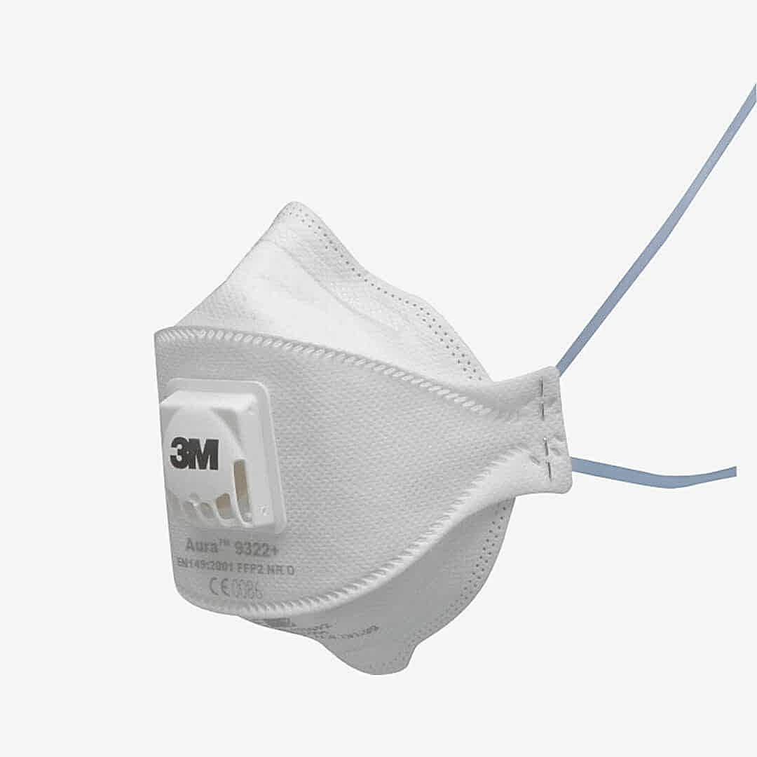 3M™ 9322 Aura FFP2 Ventilli Toz ve Sis Maskesi