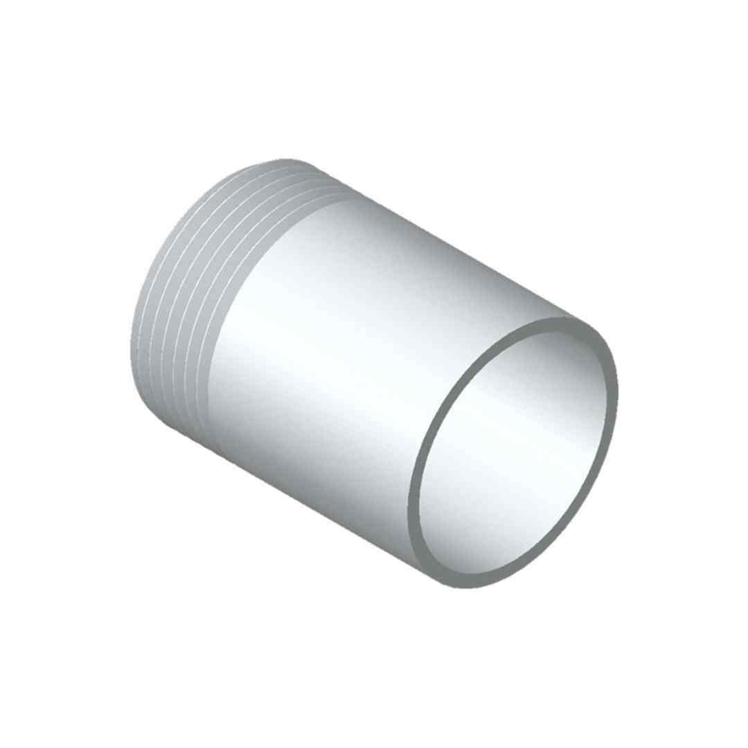 Alüminyum Nipel 1″ Ø35, L=60, 6060 Kaynaklı