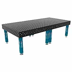 GPPH PRO Kaynak Masası Sabit Ayaklı Ø28 Delikli 100X100 Izgara Yüzeyli