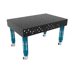 GPPH PRO Kaynak Masası Tekerlek Ayaklı Ø28 Delikli 100X100 Izgara Yüzeyli