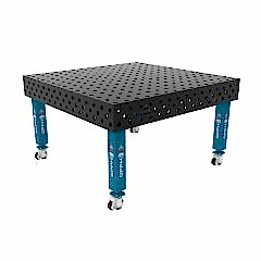 GPPH PRO Kaynak Masası Tekerlek Ayaklı Ø28 Delikli 100X100 Izgara Yüzeyli