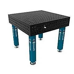 GPPH PRO Kaynak Masası Sabit Ayaklı Ø16 Delikli 50X50 Izgara Yüzeyli