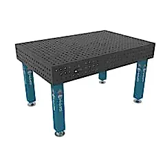GPPH PRO Kaynak Masası Sabit Ayaklı Ø16 Delikli 50X50 Izgara Yüzeyli