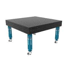 GPPH PRO Kaynak Masası Tekerlek Ayaklı Ø16 Delikli 50X50 Izgara Yüzeyli