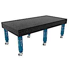 GPPH PRO Kaynak Masası Tekerlek Ayaklı Ø16 Delikli 50X50 Izgara Yüzeyli