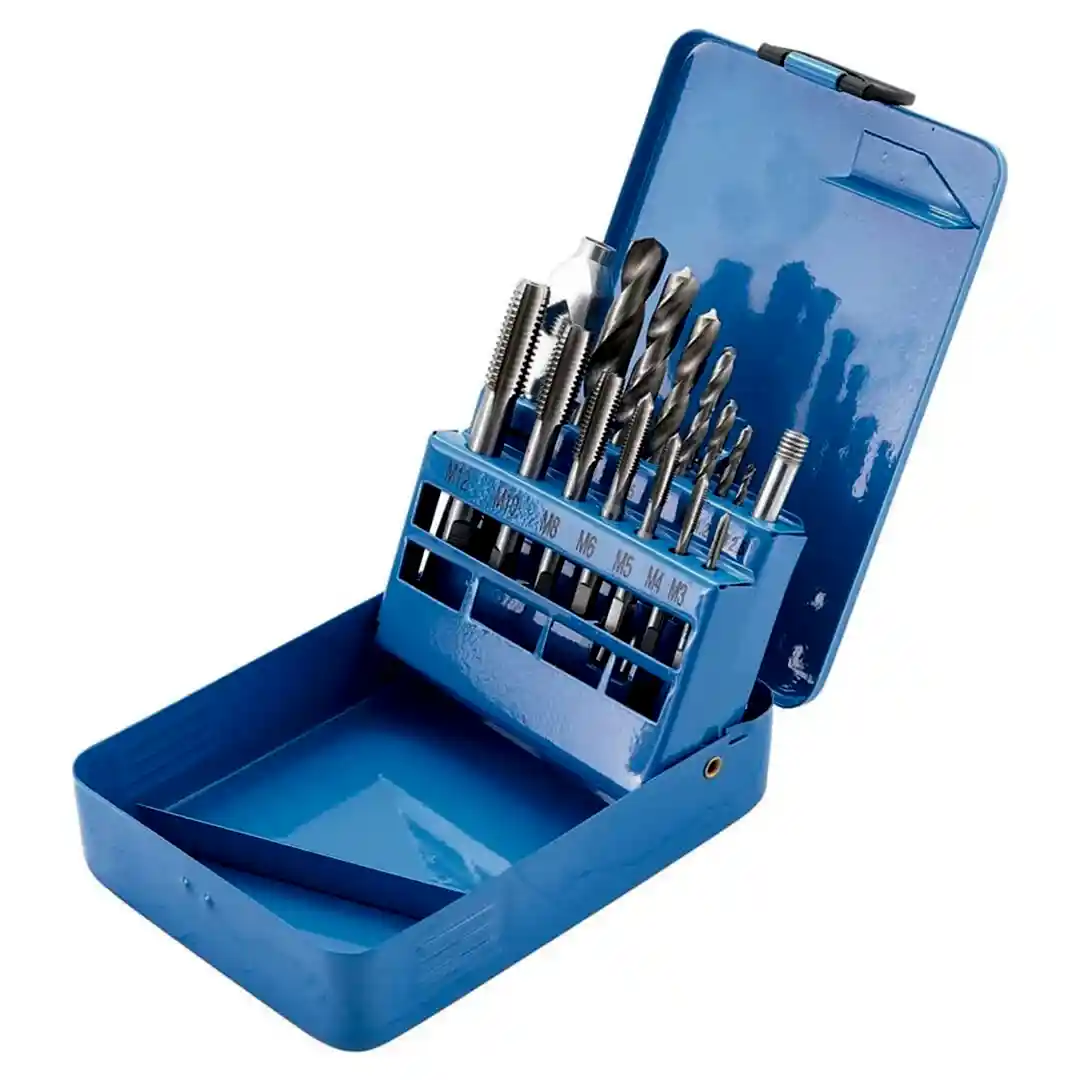 BGS 15 Parça M3-M12 Makine Kılavuzu + Matkap Takımı