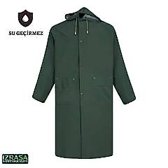 İZRASA NM05 Astarlı 32 mm Pvc Kumaş Haki Yağmurluk