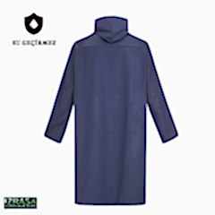İZRASA NM05 Astarlı 32 mm Pvc Kumaş Lacivert Yağmurluk