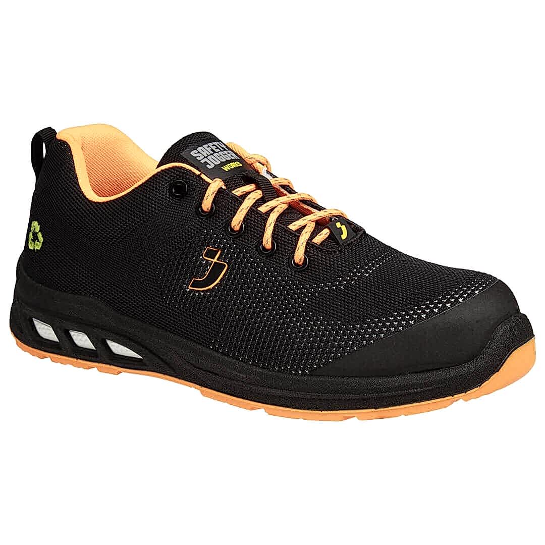 Safety Jogger ECOFİTZ S1P LOW SR ESD CI FO ORNG İş Güvenlik Ayakkabısı