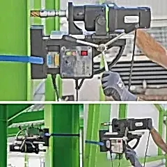 Eibenstock EHB 32/4.2 + B32.1 Ağır İş Tipi Şase Manyetik Matkap Seti