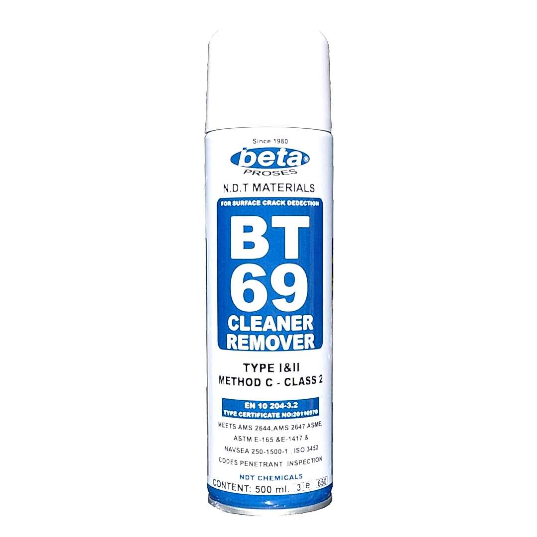 Beta BT-69 Penetrant Kaldırıcı ve Temizleyici Sprey 500 ml