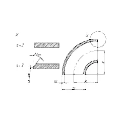 Alüminyum 90° Dirsek R1,5D EN AW 5083 35x5 mm