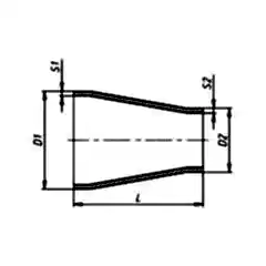 Alüminyum Redüksiyon 60x5mm - 45x5mm EN AW 6082-T6