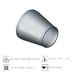Alüminyum Redüksiyon 75x5mm - 50x5mm EN AW 6082-T6