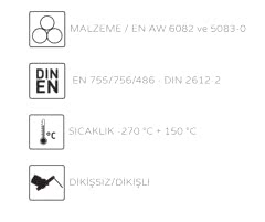 Alüminyum Redüksiyon 90x5mm - 75x5mm EN AW 6082-T6