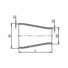 Alüminyum Redüksiyon 90x5mm - 75x5mm EN AW 6082-T6