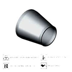 Alüminyum Redüksiyon 150x5mm - 100x5mm EN AW 6082-T6