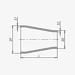 Alüminyum Redüksiyon 200x5mm - 125x5mm EN AW 6082-T6