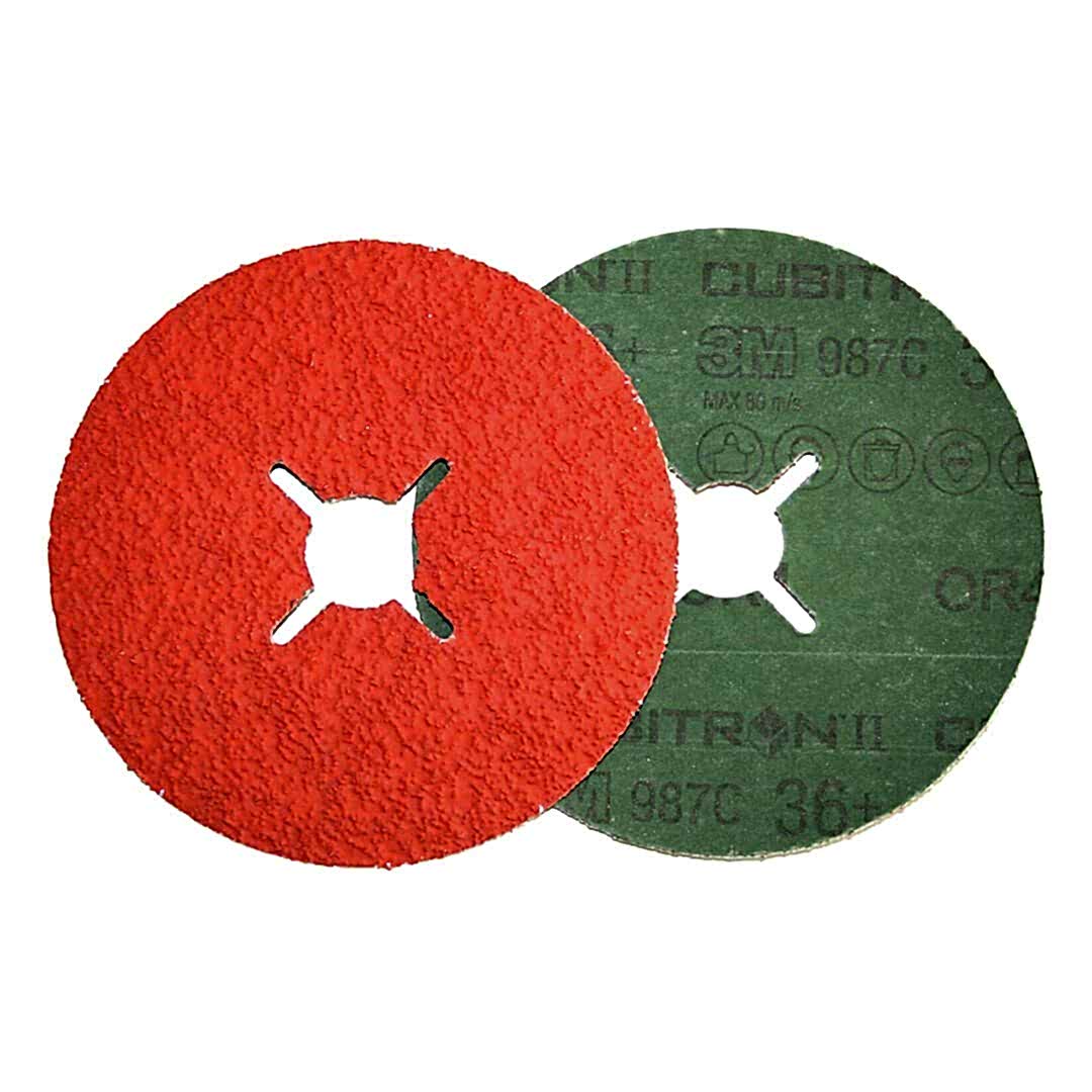 3M™ Cubitron™ II Fiber Disk 987C, 115 mm x  22 mm 36+